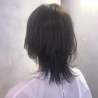 ミディアム カラー ヘアアレンジ stylist/蛯谷 珠里のヘアスタイル
