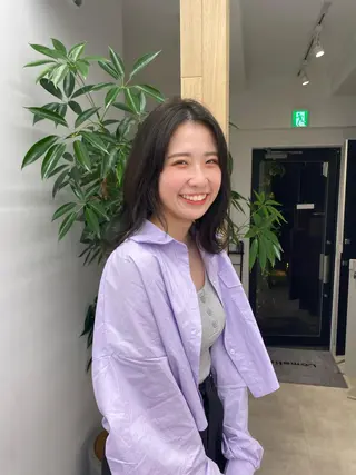 ミディアム カラー noa/ 渋谷のヘアスタイル