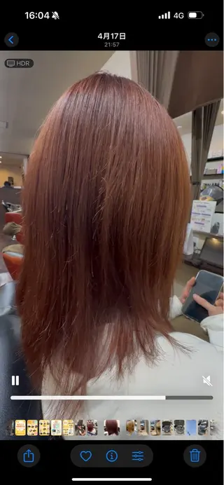 ミディアム カラー 熊澤 歩のヘアスタイル