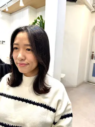 ミディアム カラー Dxxxx III所属・女性目線の大人 メンズ*Ayakaのヘアスタイル