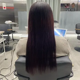 ロング カラー ななみ.⋆𝜗𝜚 艶カラー/まつパのヘアスタイル