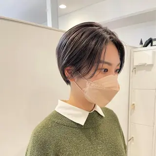 ショート 大迫 江梨のヘアスタイル