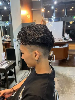 ショート パーマ メンズ Men's NAM 八角のヘアスタイル