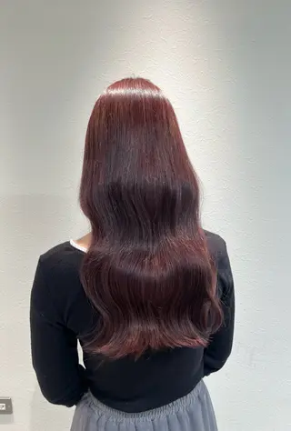 ロング カラー ブリーチなしWカラー /アレンジ/ユウミのヘアスタイル