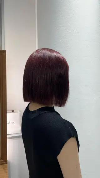 ミディアム 石塚 瑛里菜のヘアスタイル