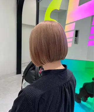 カラー 透明感ハイトーン/ ベージュ/りくとのヘアスタイル