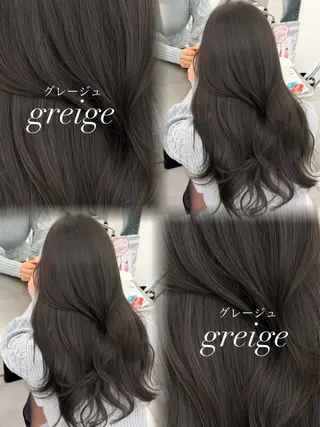 ロング カラー 韓国ヘア　紗希 🦋のヘアスタイル