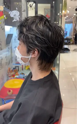 ショート カラー メンズ EARTH 寺本尚生のヘアスタイル