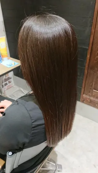 ロング 遠藤 恭子のヘアスタイル