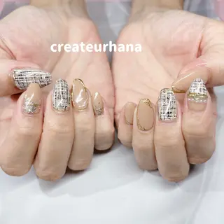 ネイル クレアトゥール華所属・クレアトゥール華 西村のネイルデザイン