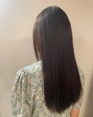ロング カネコ ノノカのヘアスタイル