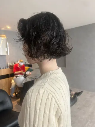 ミディアム aika/パーマ/ ショート/伏見のヘアスタイル