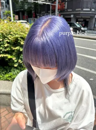 ショート カラー inq sakae所属・りん🌷︎名古屋 ブリーチカラーのヘアスタイル