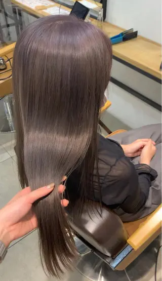 ロング カラー REINA☁️透明感 カラー/ぷつっと♡のヘアスタイル