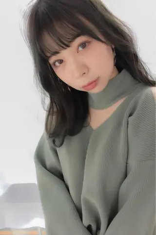 ミディアム lit hair 髪質改善サロンのマツエク・マツパデザイン