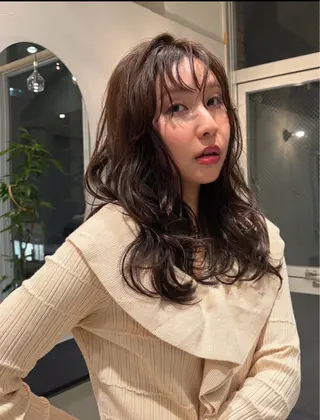 ロング パーマ ピカイチ天神× M.SLASH所属・天神大名抜け感パーマ ラフパーマのその他イメージ