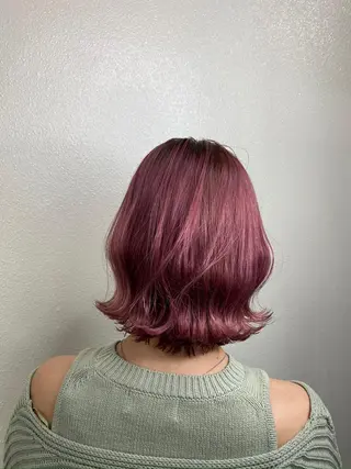 ショート カラー パーマ ヘアアレンジ メンズ キッズ ネイル マツエク・マツパ Hair & make Lamp所属・梅田のブリーチ特化 美容師KAI🥰のヘアスタイル