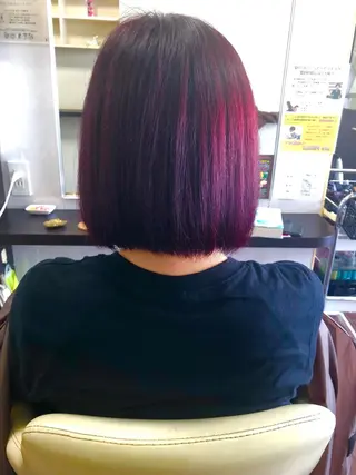 カラー 田光 美華のヘアスタイル