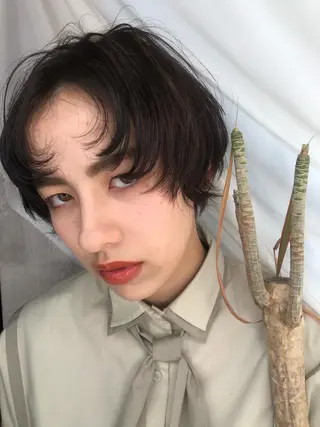 ショート カラー ヘアアレンジ Peyp所属・早瀬 裕之のヘアスタイル