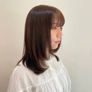 セミロング 田口 花葉のヘアスタイル