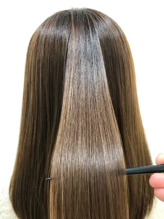 ロング 韓国ヘア/レイヤー /髪質改善【ミカベ】のヘアスタイル