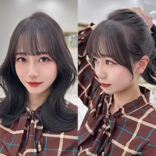 ミディアム 似合わせ/レイヤー /顔まわり/池田歩樹のヘアスタイル