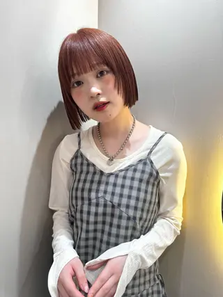 ショート カラー ボブ美容師💛 AYUMIのヘアスタイル