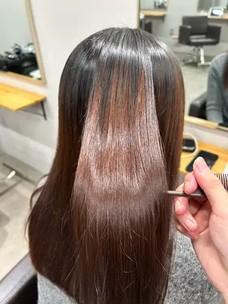 セミロング 透明感/ダブルカラー /🌸ERI🌸のヘアスタイル