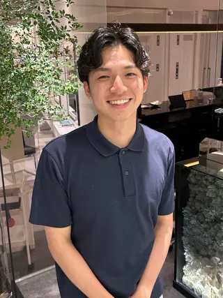 ショート パーマ メンズ 中原 優美のヘアスタイル