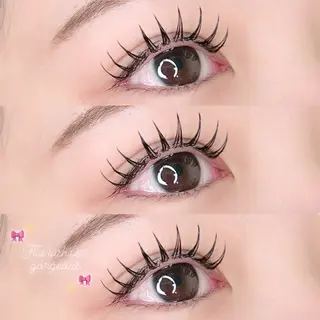 マツエク・マツパ chacha bla nc Amie 沖田のマツエク・マツパデザイン