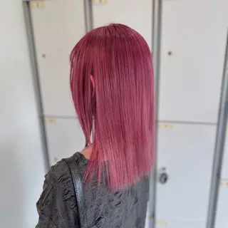 セミロング カラー インナー/デザイン/ 白髪染め/しゅうとのヘアスタイル