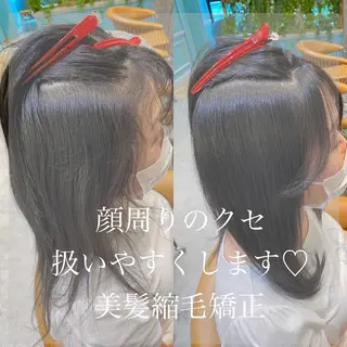 セミロング 山本翔一郎 韓国顔周りレイヤーのヘアスタイル