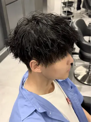 パーマ メンズ 🐺ウルフ /メンズ専門/そらのヘアスタイル