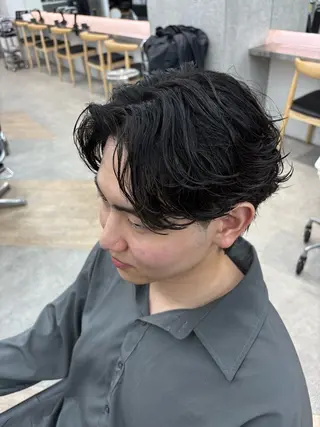 パーマ メンズ 🌀toa/波巻き✨ /メンズパーマ／栄のヘアスタイル