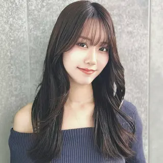 ロング カラー Eri 🌿透明感カラーのヘアスタイル