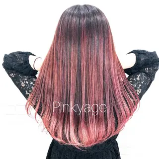 ロング 太白区白髪ぼかし/ ボブカット/千葉達人のヘアスタイル