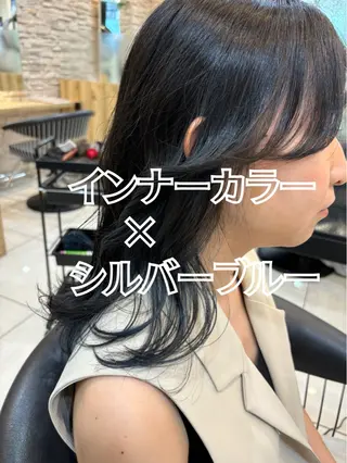 セミロング カラー 田野倉NEXT店 美髪ニストのヘアスタイル