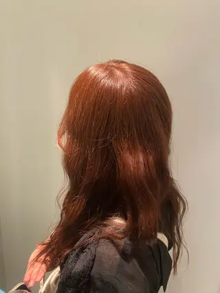 カラー ざおや ゆなのヘアスタイル
