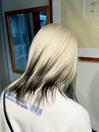 ミディアム カラー kai .のヘアスタイル