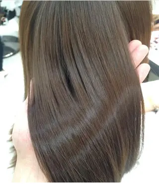 ロング パーマ 柚木崎 伸一のヘアスタイル