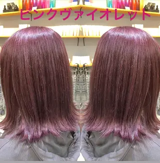 ミディアム カラー パーマ ヘアアレンジ メンズ キッズ ネイル マツエク・マツパ MODEK's西宮店 マネージャー神道有基のヘアスタイル