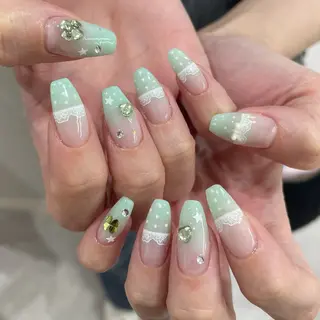 ネイル GO TODAY 吉祥寺Glint所属・うの 韓国ﾈｲﾙ໒꒱⋆⭒˚のネイルデザイン