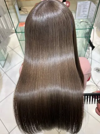 ロング カラー ボブ/ハイトーン髪質 改善/越谷✨クラモチのヘアスタイル