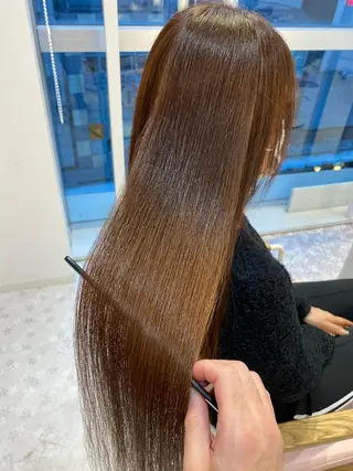 ロング 縮毛矯正/ 髪質改善 /ショート　圍　崇行のヘアスタイル