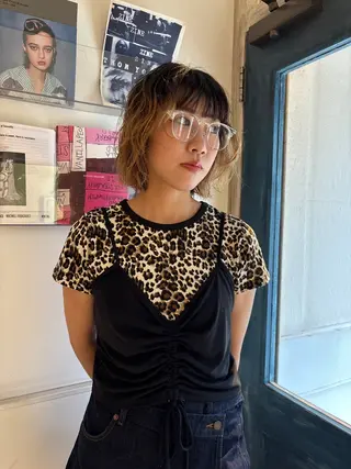 ショート saya/似合わせ /透明感カラーのヘアスタイル