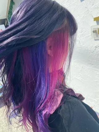 ロング カラー ヘアアレンジ Design Color🐰アユミのヘアスタイル