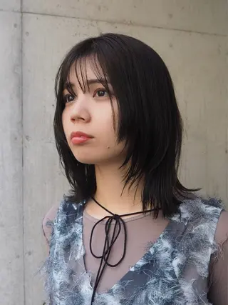 ミディアム カラー Paddle所属・似合わせレイヤー/ レイヤーパーマ/高倉のヘアスタイル