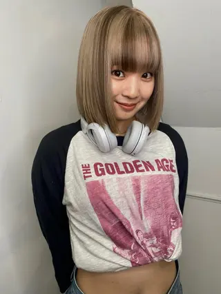 ミディアム カラー land所属・透明感カラー/レイヤ ー🌙Honokaのヘアスタイル