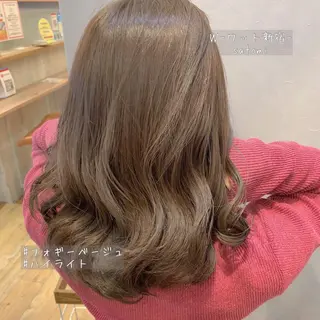 セミロング 新宿駅近♡友達とOK 🦋W -ワット -のヘアスタイル