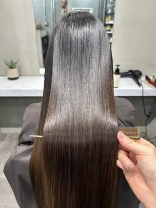 ロング カラー 顔周りカット/ 髪質改善/kazuのヘアスタイル